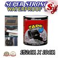 Flex Tape Strong Rubberized Waterproof Tape Pipe Repair Strong Waterproof Glue 4 inch PVC Rubberized Water Leakage Seal Tape Silicon Sealant Tape Waterproof Flex Tape for Water Tank Sink Sealant for Gaps Flex Tape (Pack of 1). 