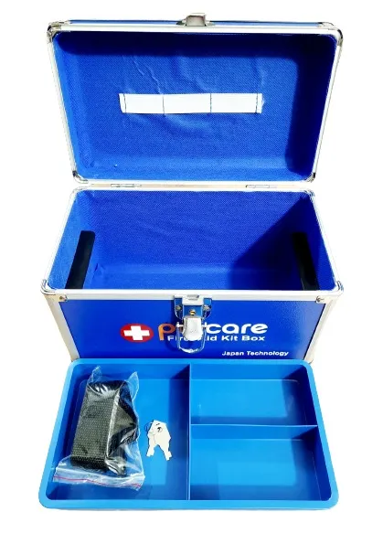 Procare%20First%20Aid%20Box%20-%20Multipurpose%20Medicine%20Storage%20Box%20Aluminum%20Body%20for%20Home%20Factory%20Medical%20Blue/%20Silver%20-%20Image%209