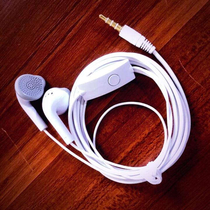 New Samsung Earphone with Microphone And powerful base Wired Earphone White