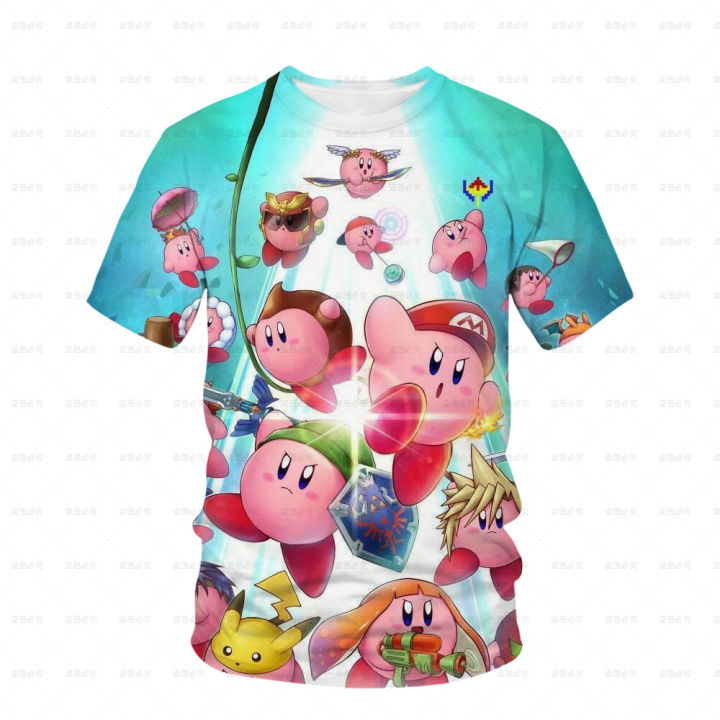 Boys%20and%20girls'%20clothes%20Kirby%20cartoon%203D%20T-shirt%20baby%20T-shirt%20top%204T-14T%20children's%20casual%20T-shirt%20street%20wear%20-%20Image%203