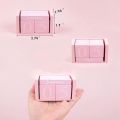 Retro MDF Wooden Perpetual Calendar Pastoral Style Month Display Building Blocks Calendar Eternal Blocks Perpetual Calendar Cube Calendar Photography Props. 