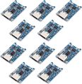 Bundle of 10 Pieces TP4056 Type C Battery Charger Module Circuit Board -  -Use For 18650 Lithium Battery. 