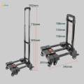 Folding Hand Truck Portable Extendable Base for Easy Moving.