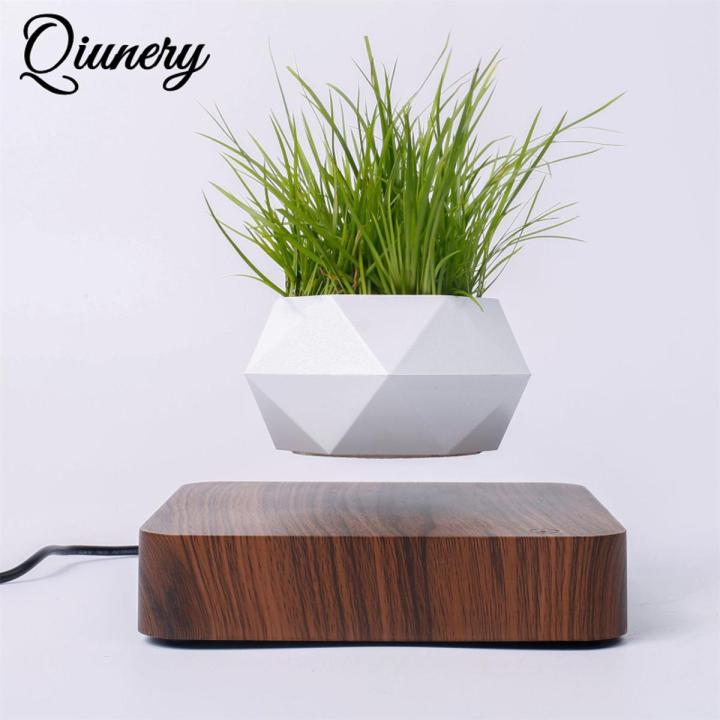 Levitating Plant Pot Rotation Flower Planters Magnetic Levitation Display Pot For Home Garden Office Desk