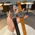 New Cloth Sail Face Fat Brand Quartz Belt Men's Business Gentleman Watch Night Glow Foreign Trade.