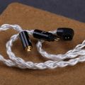 OPENHEART 8 Core Silver Plated Copper Replace Earphone Cable 3.5mm/2.5mm/4.4mm MMCX/0.78 2Pin/QDC Balance Upgrade Cable.