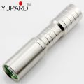 YUPARD Q5 LED stainless steel mini outdoor 14500 rechargeable glare flashlight AA battery mini outdoor camping sport.