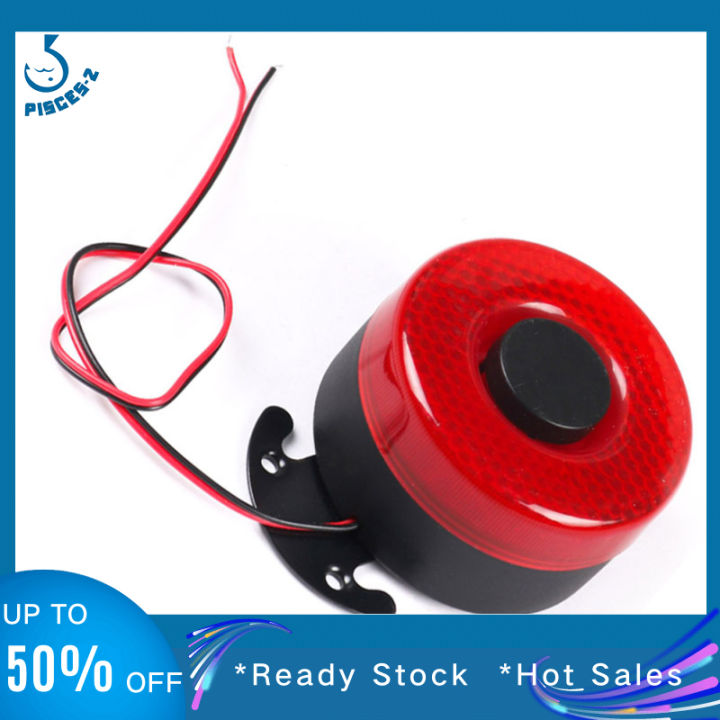 Car Buzzer Reversing Horn With Led Light 12-24v Back Up Warning Horn Buzzer Truck Modified Accessories