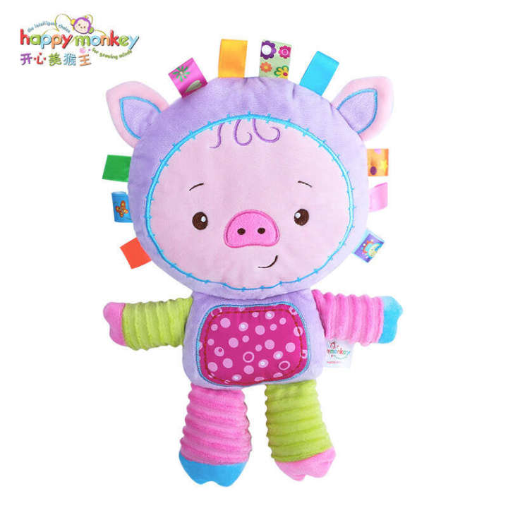 Happy%20Monkey%20Baby%20Doll%20Small%20Short%20Animal%20Plush%20Ringing%20Bell%20Neonatal%20Comfort%20Toy%20-%20Image%209