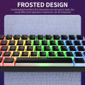 AJAZZ PBT Pudding Keycap 108 Keys PBT Keycap Set with Frosted Hand Feel for Mechanical Keyboard White(Only Keycaps).