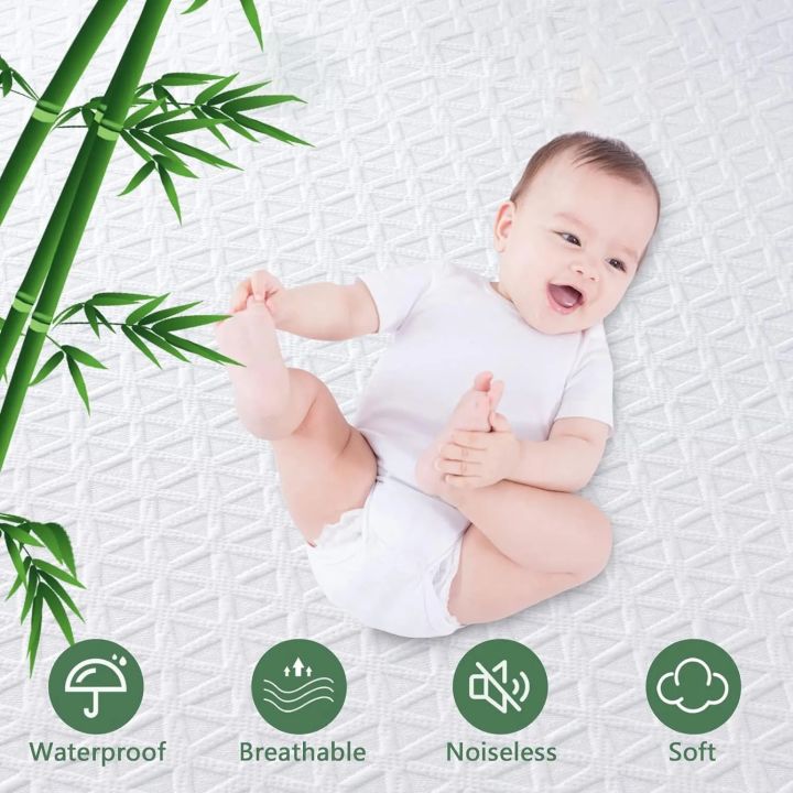 Bamboo%20Pillow%20Cover%20Waterproof%20Zipper%20Pillow%20Protector%2048x74cm%20Bedbug%20Proof%20Hotel%20Home%20Bed%20Pillowcases%20-%20Image%202