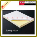 Sticker Paper A4 Size Self Adhesive Label white color 10 pcs - sticker.