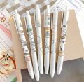 1 pis Beauty Student Exam Writing Pen 0.5mm Black Refill Replaceable Water Penn.
