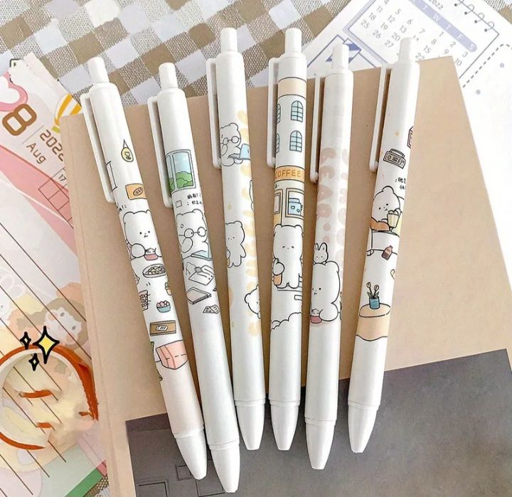 1%20pis%20Beauty%20Student%20Exam%20Writing%20Pen%200.5mm%20Black%20Refill%20Replaceable%20Water%20Penn%20-%20Image%203