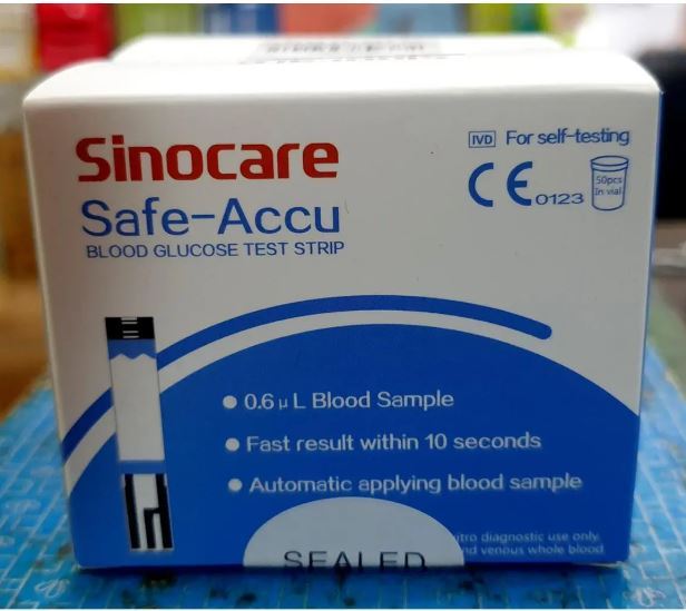 Sinocare%20Safe%20accu%20Test%20Strips%2050Pcs,Blood%20Glucose%20Sugar%20Test%20-%20Image%202