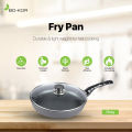 Bd-Kor 28Cm Fry Pan With 28Cm Glass Lid - Experience Professional Cooking Non-Stick Pan Featuring Premium Marble Coating. 