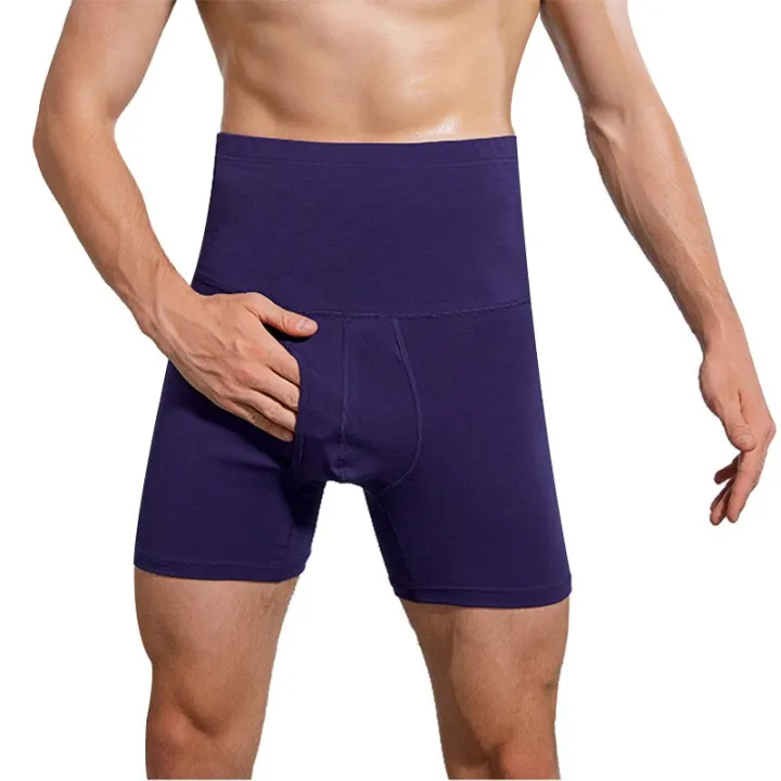 Men%20Breathable%20High%20Waist%20Boxer%20Shorts%20Compression%20Panties%20Cotton%20Breathable%20Open%20Crotch%20Trunks%20-%20Image%203