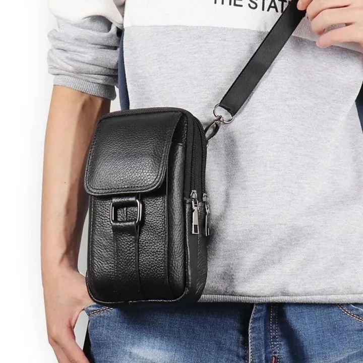 Men's%20Messenger%20Bag%20Cowhide%20Leather%20Bag%20Male%20Mobile%20Phone%20Pouch%20Pocket%20Small%20Wallet%20Travel%20Waist%20Bag%20Multi-Pockets%20Chest%20Bag%20New%20-%20Image%206