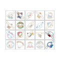 20Pcs/Set Sanrio Tattoo Disposable Stickers HelloKitty Kuromi Melody Waterproof Birthday Party Supplies Decoration Kids Gift Toy gtryrae3. 