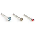 9-60Pcs/set Multicolor/White Crystal Rhinestone Nose Studs Fashion Body Jewelry Stainless Surgical Nose Piercing Stud. 