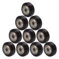 Nax 10Pcs Big Plastic Pulley Wheel With Bearing Idler Pulley Gear For 3D Printer. 