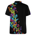 Men's Polo Shirt Golf Shirt Funny Pattern 3D Printed Musical Guitar Outdoor Casual Street Short Sleeve Sports Fashion Street Top. 