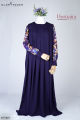 Glam Touch Premium Humayra Contrast Abaya, Boroka for Women, Dubai Cherry Abaya. 