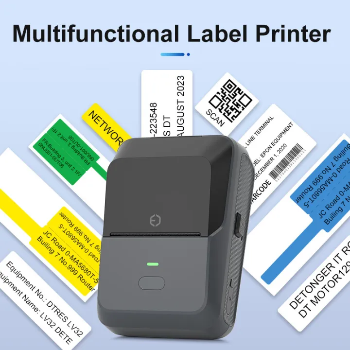 DeTong Label Printer P2 Thermal Portable Handheld Home Label Machine ...