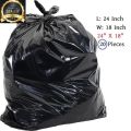 Garbage Bag (24" X 18") 20 Piece / Trash Bag / Waste Bag / Moylar Bag / Poly Bag Black ময়লা ফেলার ব্যাগ প্রিমিয়াম কোয়ালিটি কালো (২৪ ইঞ্চি X ১৮ ইঞ্চি ) 20 পিস. 