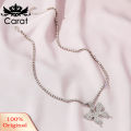 (New)tainle teel Women Rhinetone Butterfly One Layer Pendant Necklace Jewelry.