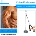 DIY Fitness Pulley Cable Machine Biceps Triceps Hand trength Training. 