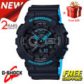 (Ready Stock) G .Shock GA110 Men Watch Sport Watch Dual Time Display Water Resistant Shockproof and Waterproof World Time LED Auto Light Sports Wrist Watches with 2 Year Warranty GA-110LN-1A. 