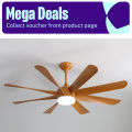 Yamada 8 Blades 60 INCH Ceiling Fan Underlight Remote (Malaysian Brand). 