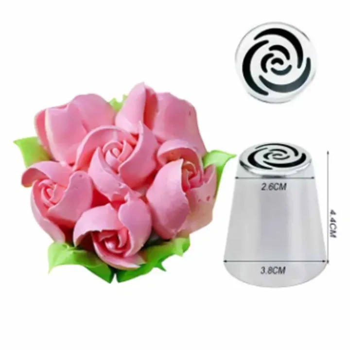 1%20piece%20Russian%20Big%20Size%20Piping%20Nozzle%20For%20Cake%20Decoration%20(Model:%20Rose%20Flower)%20-%20Image%202