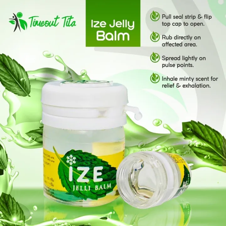 Thai Ize Jelli Balm 7g Inhaler Relief Headaches ltchiness From Insect Bites