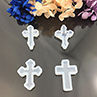 Silicone Cross Mold for DIY Jewelry Ornament Mould Handmade Decor Craft Tool.