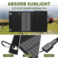 12W Foldable USB Solar Panel Cell Charger for Mobile Phone Hiking. 