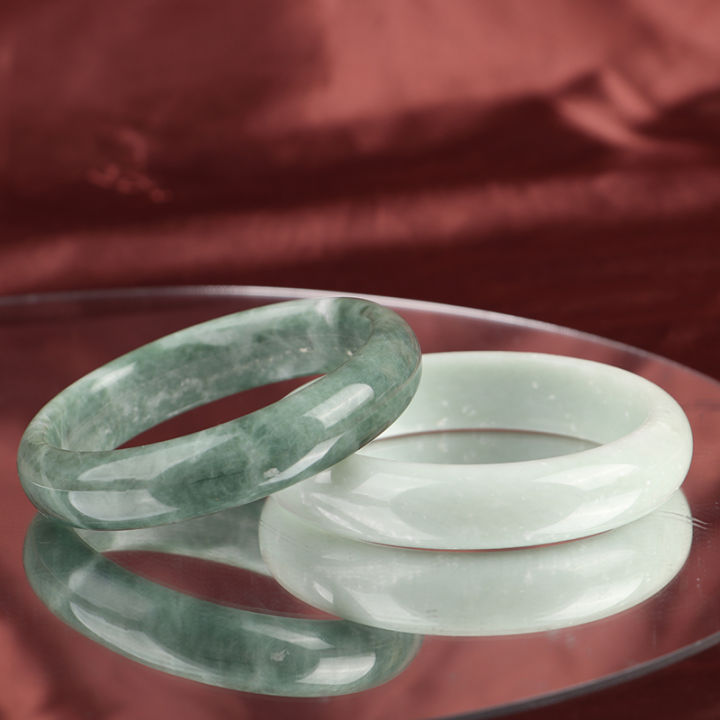 Green Imitation Jade Bangle Bracelet Fine Jewelry Accessories Gifts - Main Image
