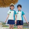 School Uniform Set: Elementary School Sports Day, Summer Children's Short Sleeve College Style Class Uniform, Kindergarten Uniform, Summer Dress, New Style. 