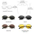 GCV Brand Cat Eye Olive-Shaped Titanium Alloy Men Wome Sunglasses Polarized UV400 Night Vision Goggles Vintage Retro Punk UNISEX.