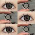 KSSEYE SWAN-GRAY korean lenses for eyes fashion with lenses kit(lens case). 