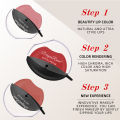 Lip-shaped Lipstick Makeup Lazy Blush Lipstick Matte Makeup Effect Moisturizing Lip Gloss Waterproof Non-stick Cup1PCS.