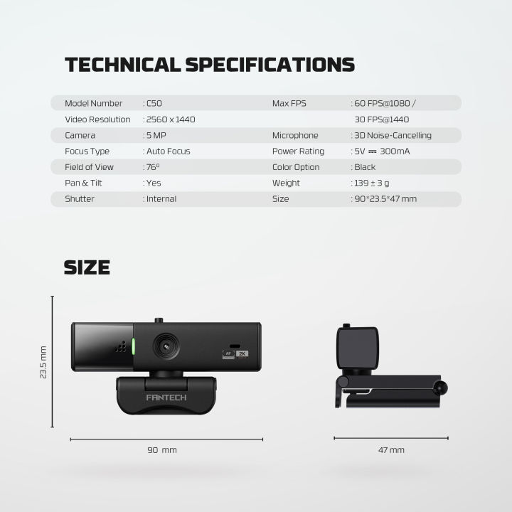 Fantech%20Luminous%20C50%20-%20Quad%20High-Definition%20Webcam%20-%20Image%208