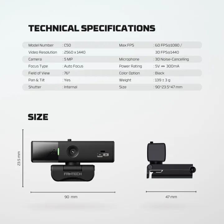Fantech%20Luminous%20C50%20-%20Quad%20High-Definition%20Webcam%20-%20Image%208