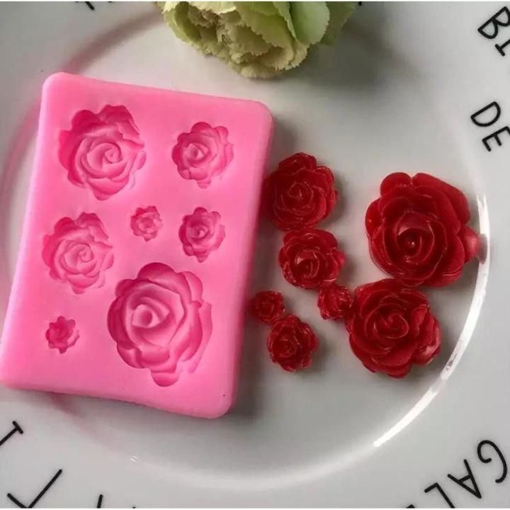 Rose Flower Silicone Molds Candy Polymer Clay Mold Chocolate