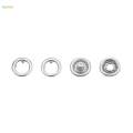 Snap Buttons 100 Sets Small Solid Prong Snaps on Buttons Metal Snap Buttons with Fastener Pliers Snap Button Fastener for Hats Jeans. 