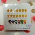 6 Pieces(Small Size 30*50Mm), Emoji Spring Doll, Cute Emoji Bobble Head Dolls For Car/Table / Bike Showpieces Bounce Toys. - Doll. 
