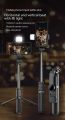 Q07 (100cm) Bluetooth Integrated Selfie Stick with Light and Bluetooth Remote Control.