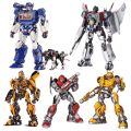 Transformer Toy Bumblebee Action Figure Mecha Assembled Glue-Free Model Deformation Robot Handmade toys Model Collection. 