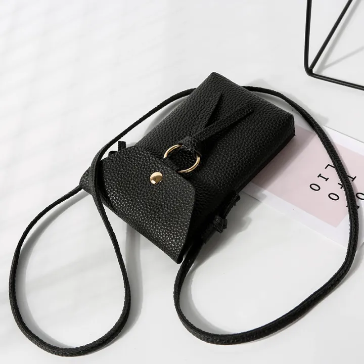 ZIME%20Litchi%20pattern%20cover%20type%20vertical%20hanging%20big%20iron%20ring%20bag%20summer%20and%20autumn%20cross-body%20small%20bag%20-%20Image%206